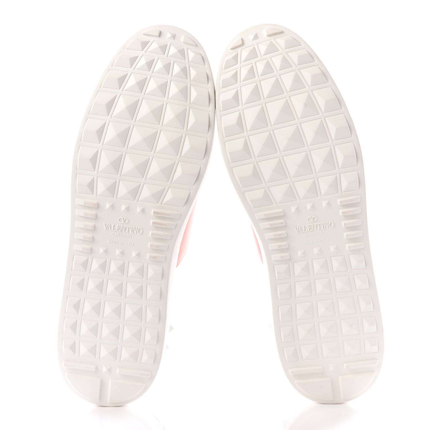 Valentino Garavani Calfskin Womens Rockstud Open Sneakers 41 White Goldfish 5 of 12