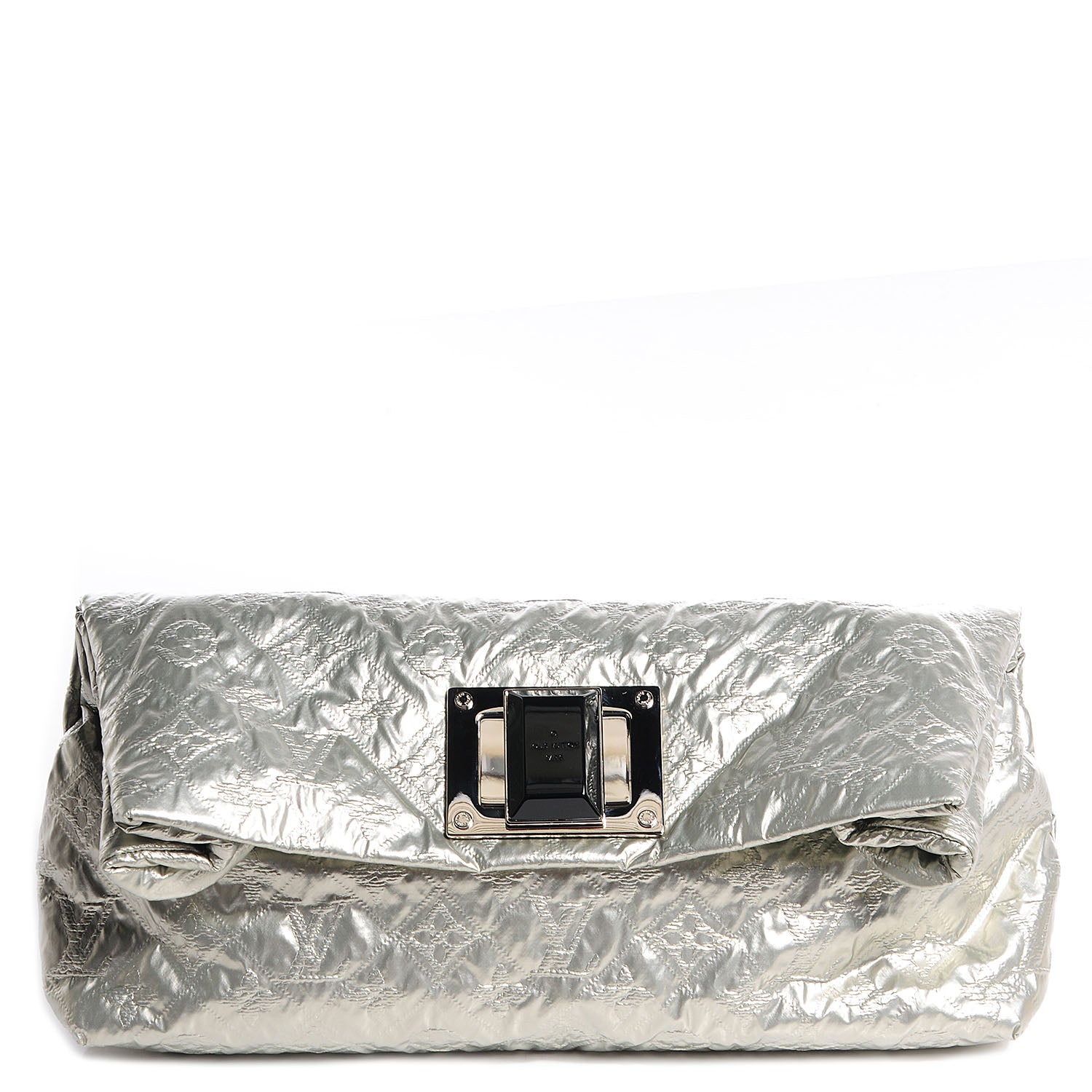 Louis Vuitton Jacquard Quilted Monogram Altair Clutch Argent 1 of 8