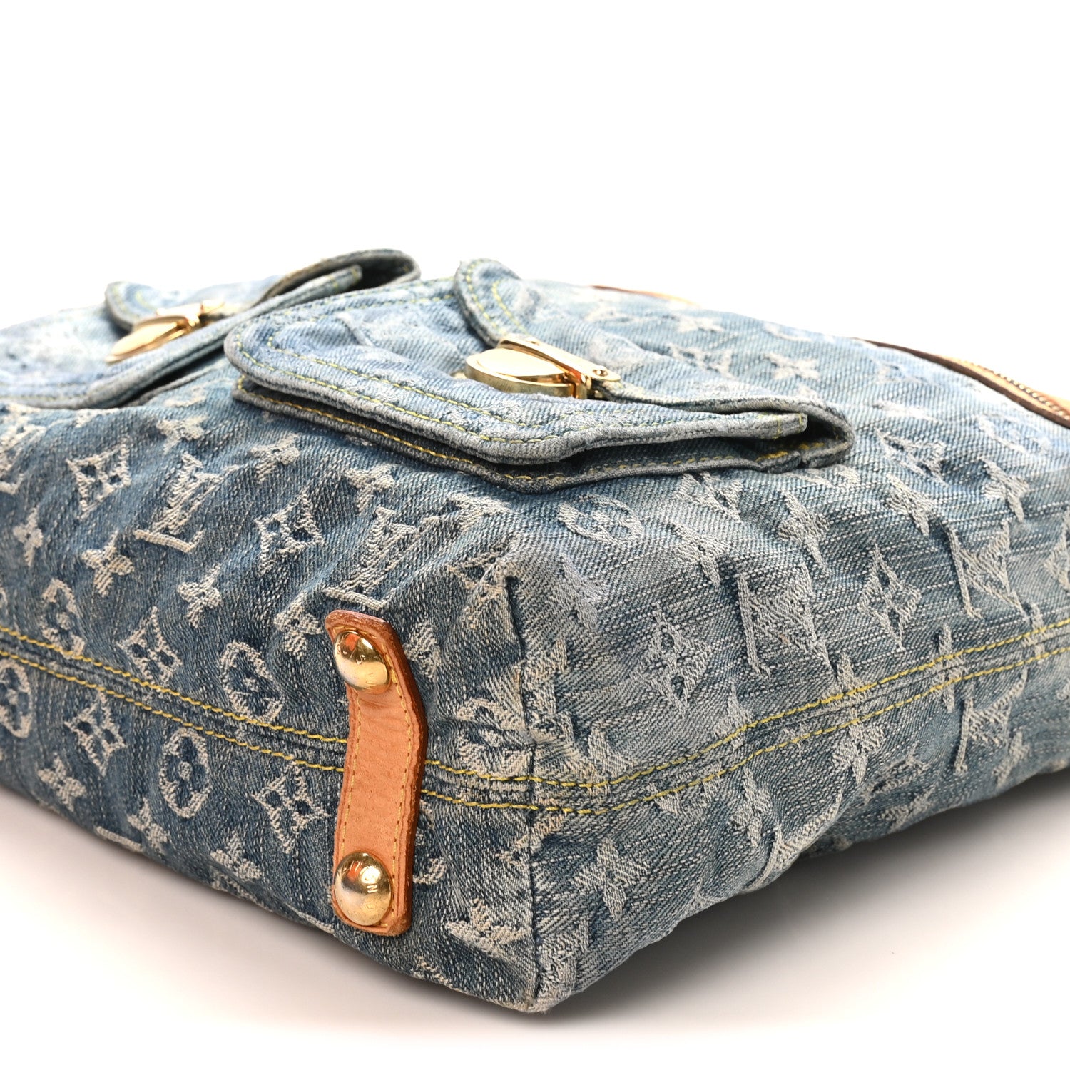 Louis Vuitton Denim Baggy GM Blue 9 of 9