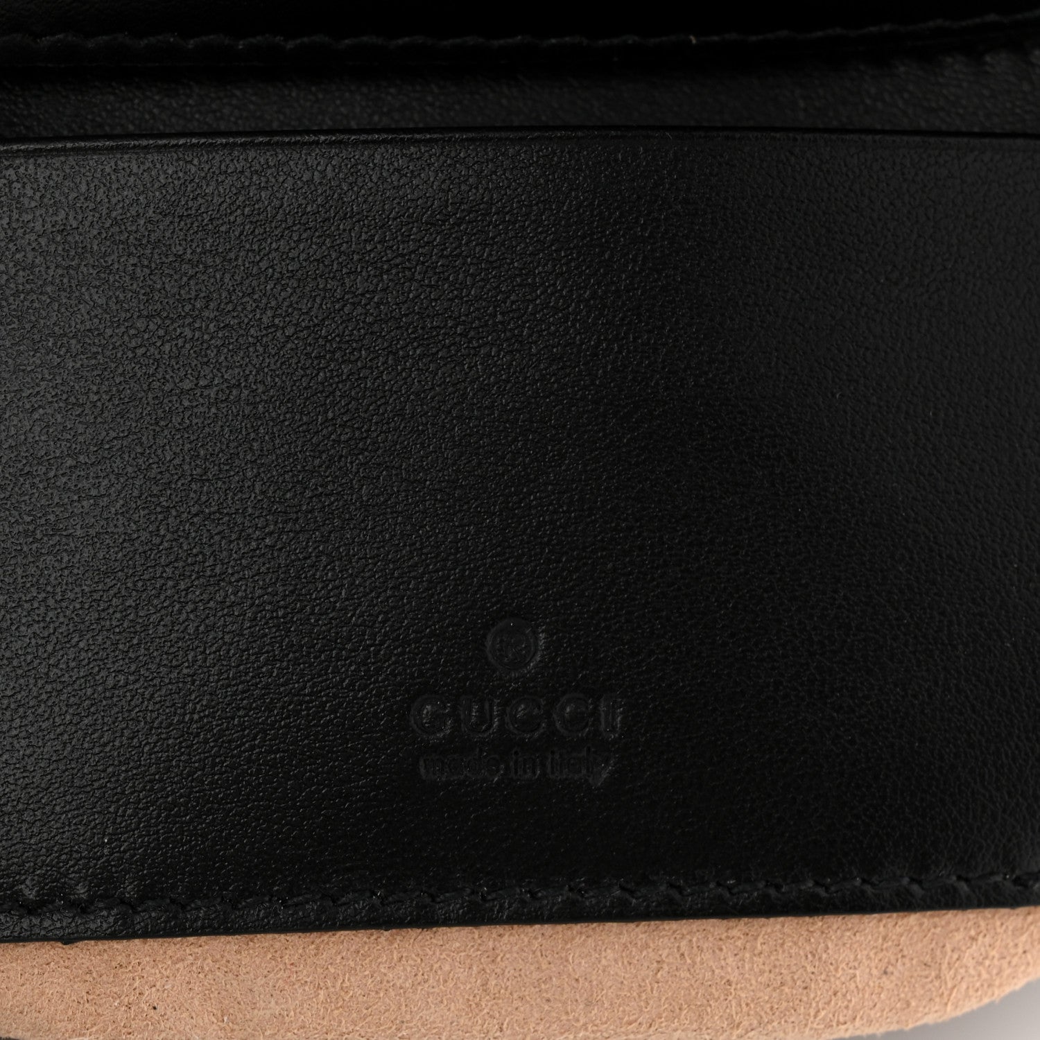 Gucci Calfskin Matelasse Monochrome GG Marmont Chain Mini Belt Bag Black 6 of 10