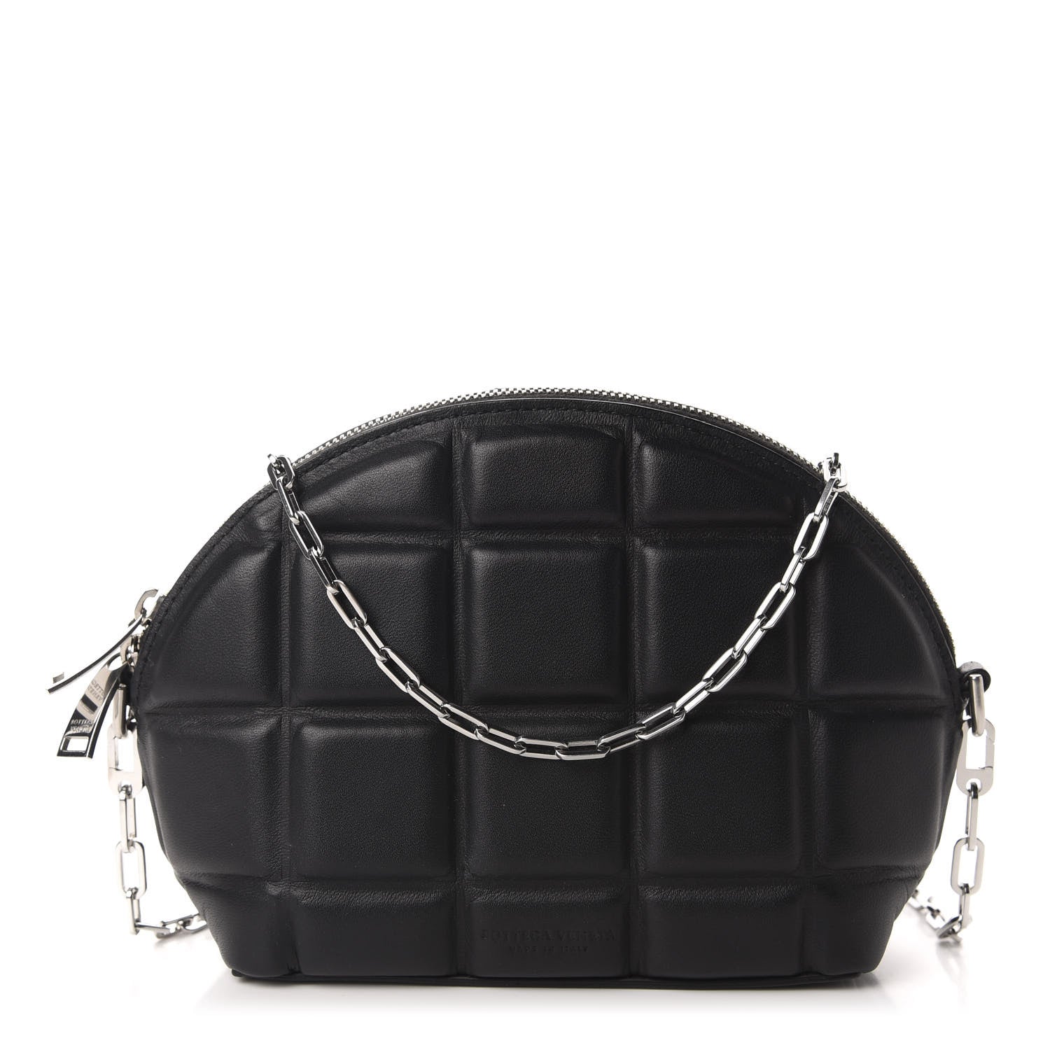 Bottega Veneta Padded Nappa Mini Half Moon Bag Black 1 of 9