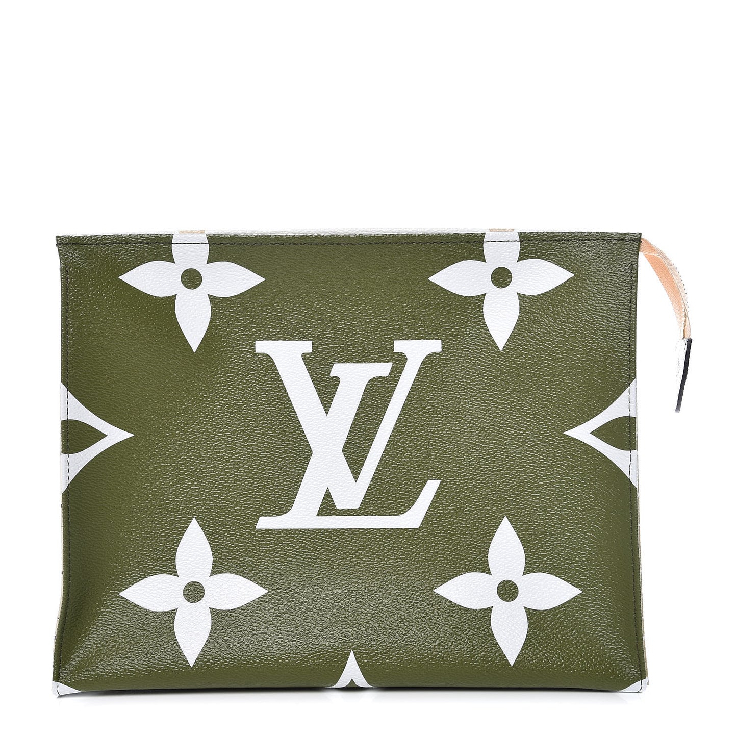 Monogram Giant Toiletry Pouch 26 Kaki
