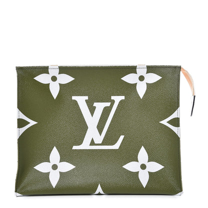 Louis Vuitton Monogram Giant Toiletry Pouch 26 Kaki 1 of 10