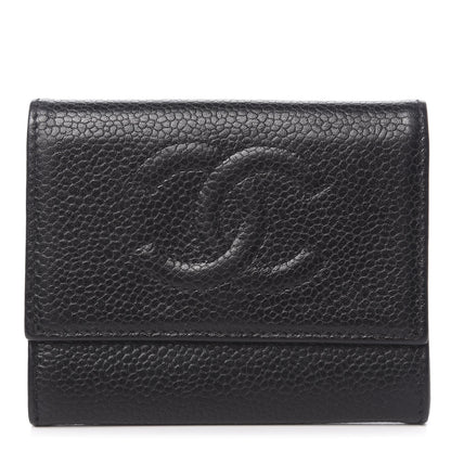 Chanel Caviar Timeless CC Flap Card Holder Black 1 of 8