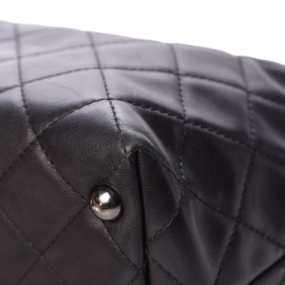 Chanel Calfskin Quilted Small Shopping In Chains Tote Black 9 of 14