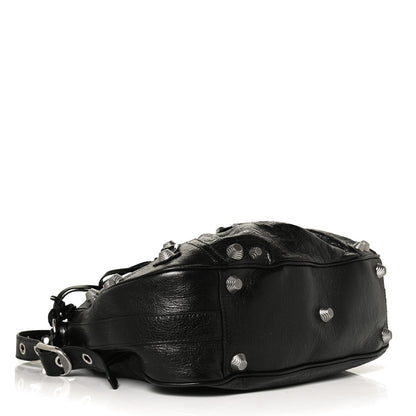 Balenciaga Agneau Arena Medium Le Cagole Shoulder Bag Black 4 of 14