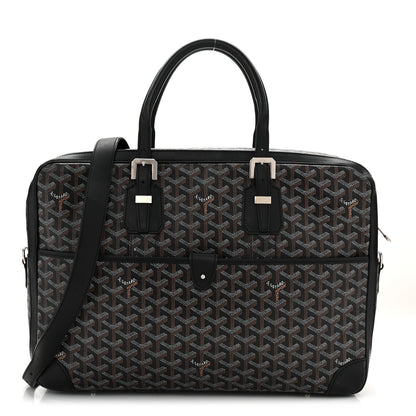 Goyard Goyardine Ambassade MM Briefcase Black 1 of 17