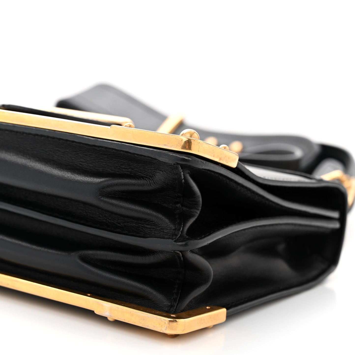 City Calf Saffiano Cahier Bag Black
