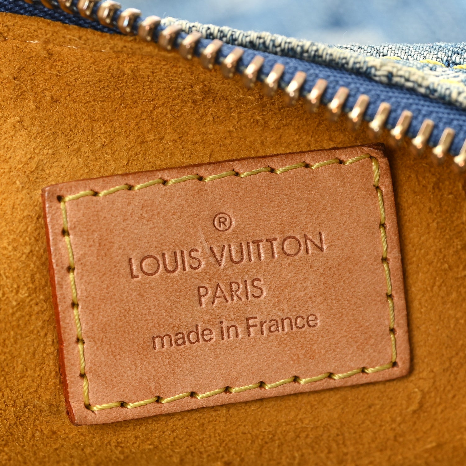 Louis Vuitton Monogram Denim Baggy PM Blue 6 of 11