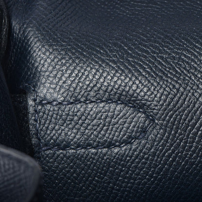Hermes Courchevel Kelly Retourne 35 Bleu Marine 19 of 28