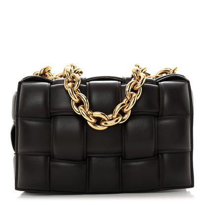 Bottega Veneta Lambskin Maxi Intreccio Padded Chain Cassette Crossbody Bag Fondant 1 of 10