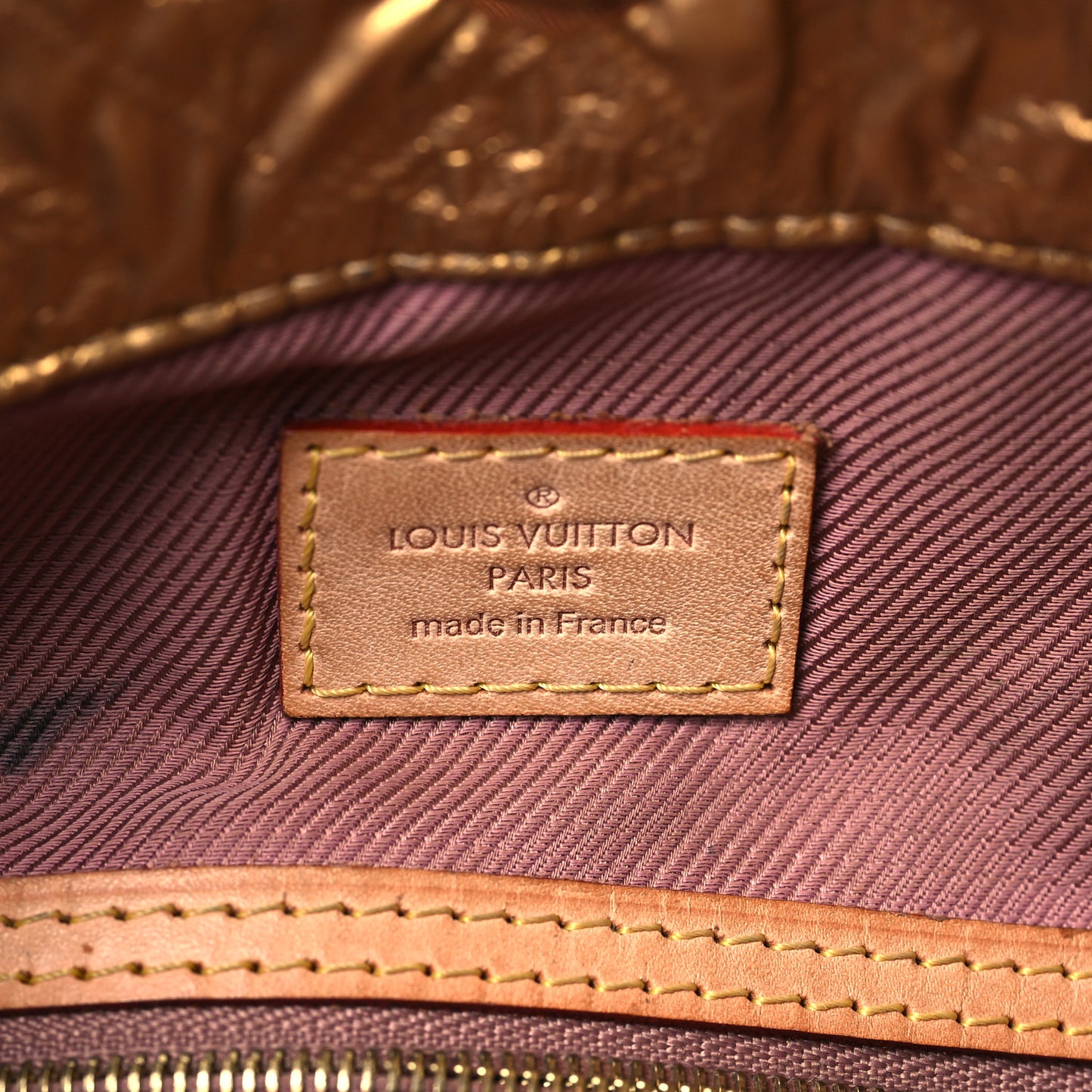 Jacquard Quilted Monogram Limelight Clutch PM Gold