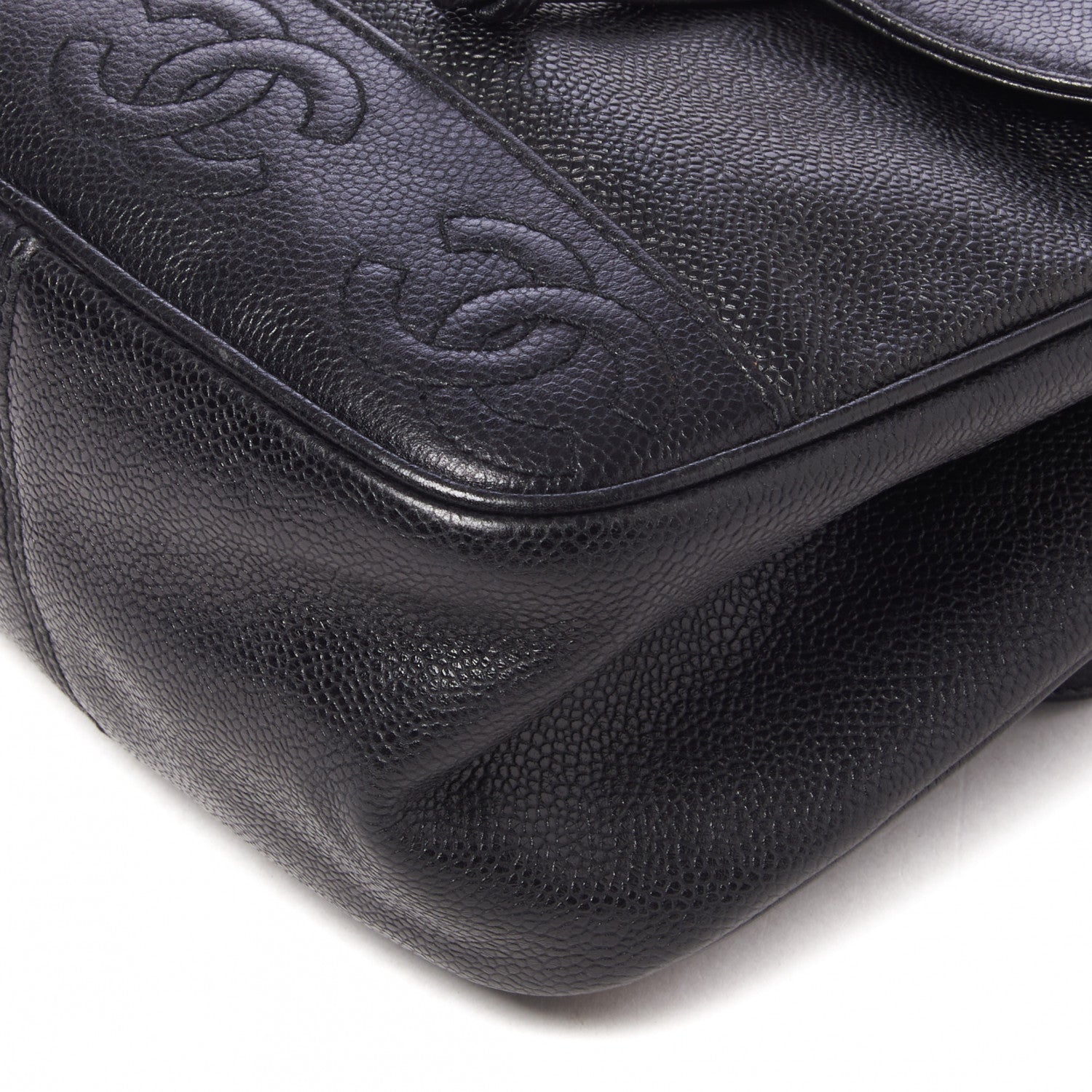 Chanel Caviar CC Backpack Black 5 of 9