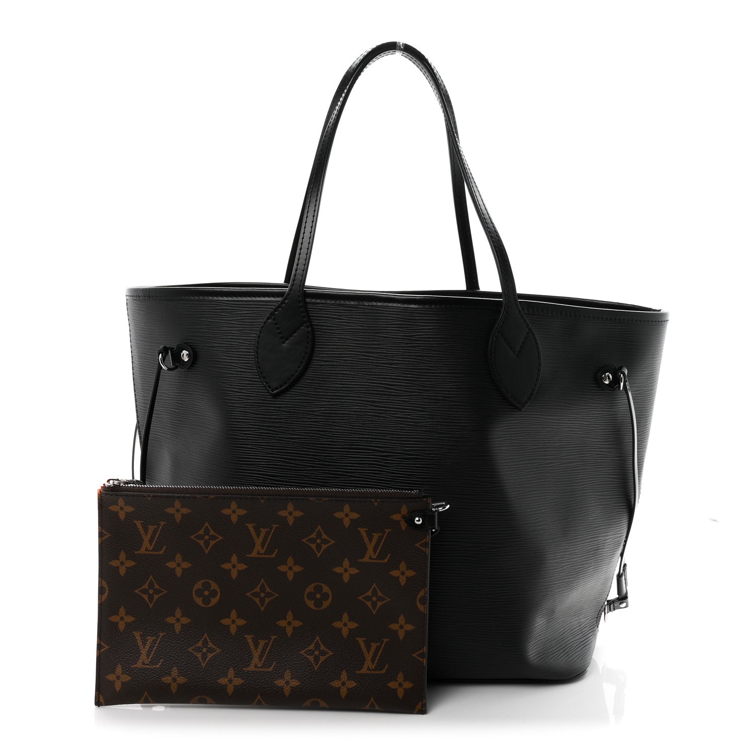 Louis Vuitton Epi Neverfull MM Black 2 of 9