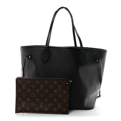Louis Vuitton Epi Neverfull MM Black 2 of 9