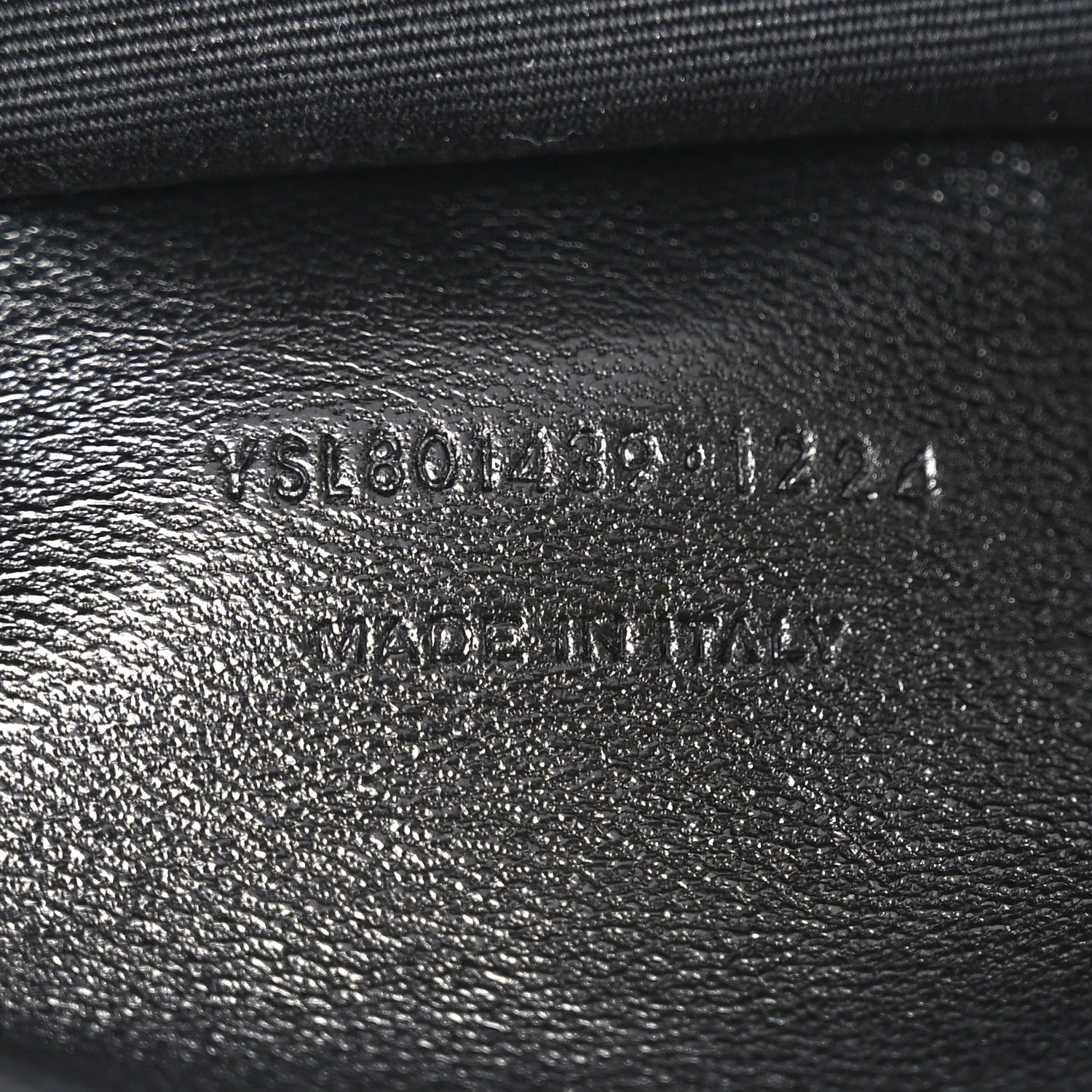 Saint Laurent Lambskin Matelasse Chevron Medium LouLou Dark Strong Moss 7 of 10
