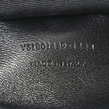 Saint Laurent Lambskin Matelasse Chevron Medium LouLou Dark Strong Moss 7 of 10