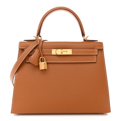 Hermes Epsom Kelly Sellier 28 Gold 1 of 13