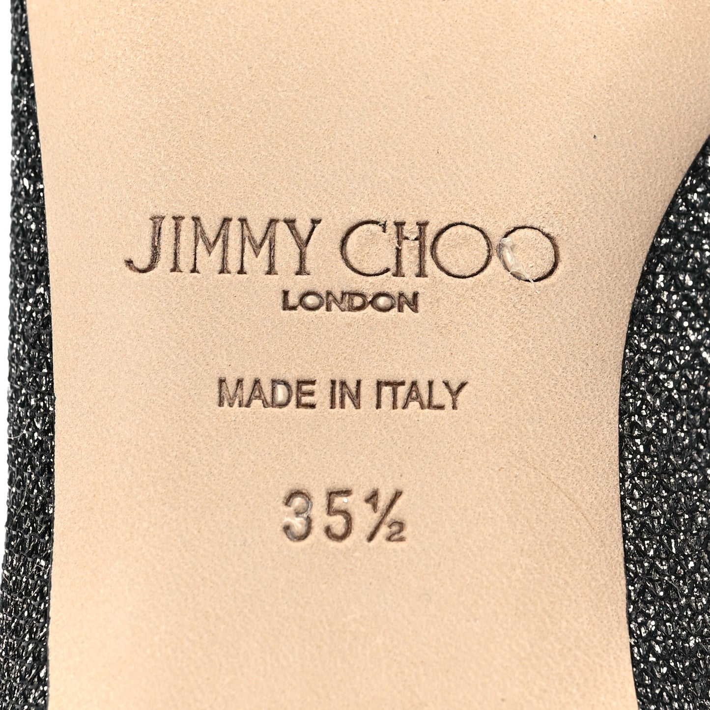Glitter Romy Flats 35.5 Anthracite
