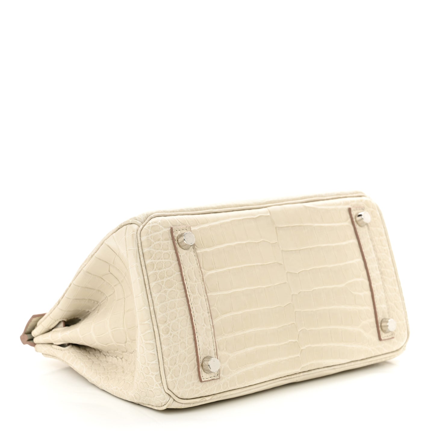 Matte Porosus Crocodile Birkin 25 Beton