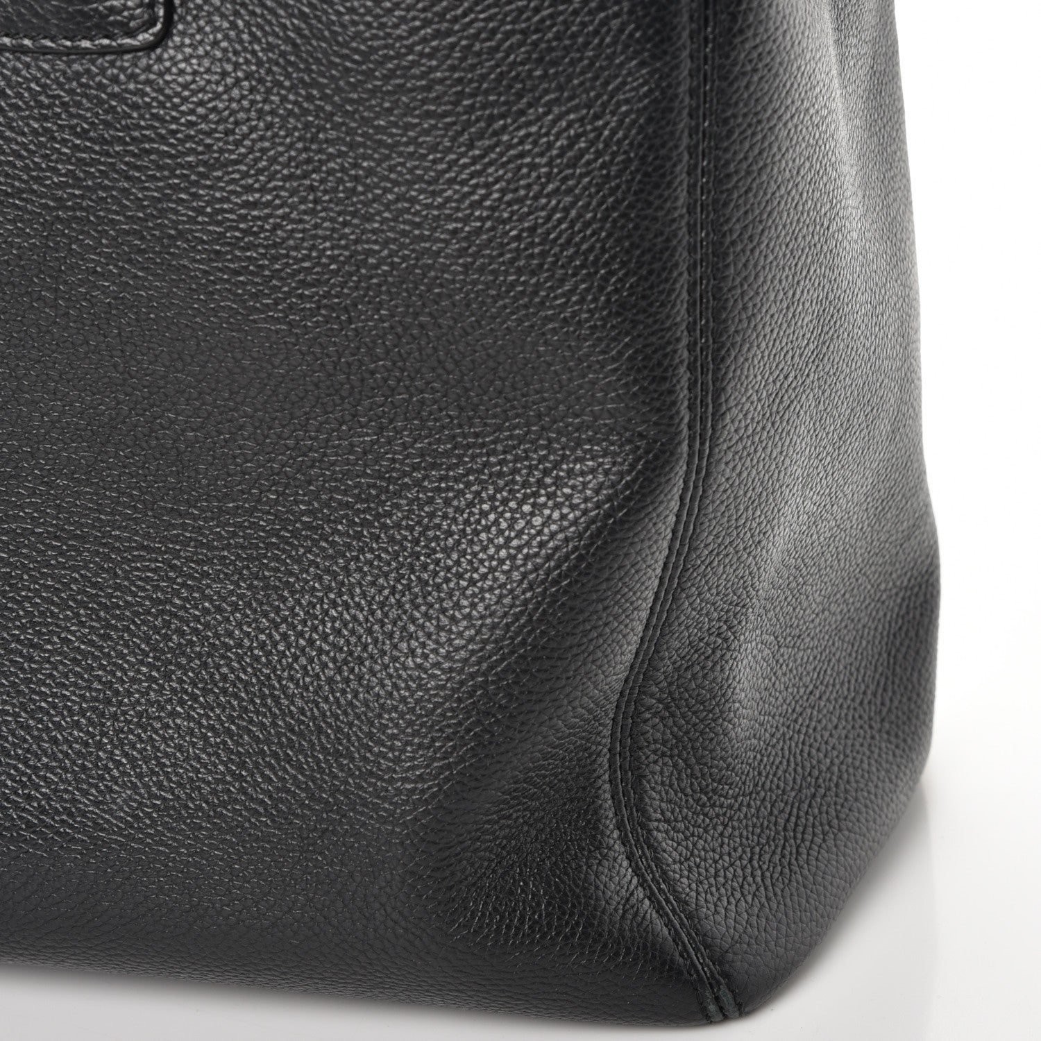 Chanel Calfskin Cerf Executive Shopper Tote Black 9 of 9