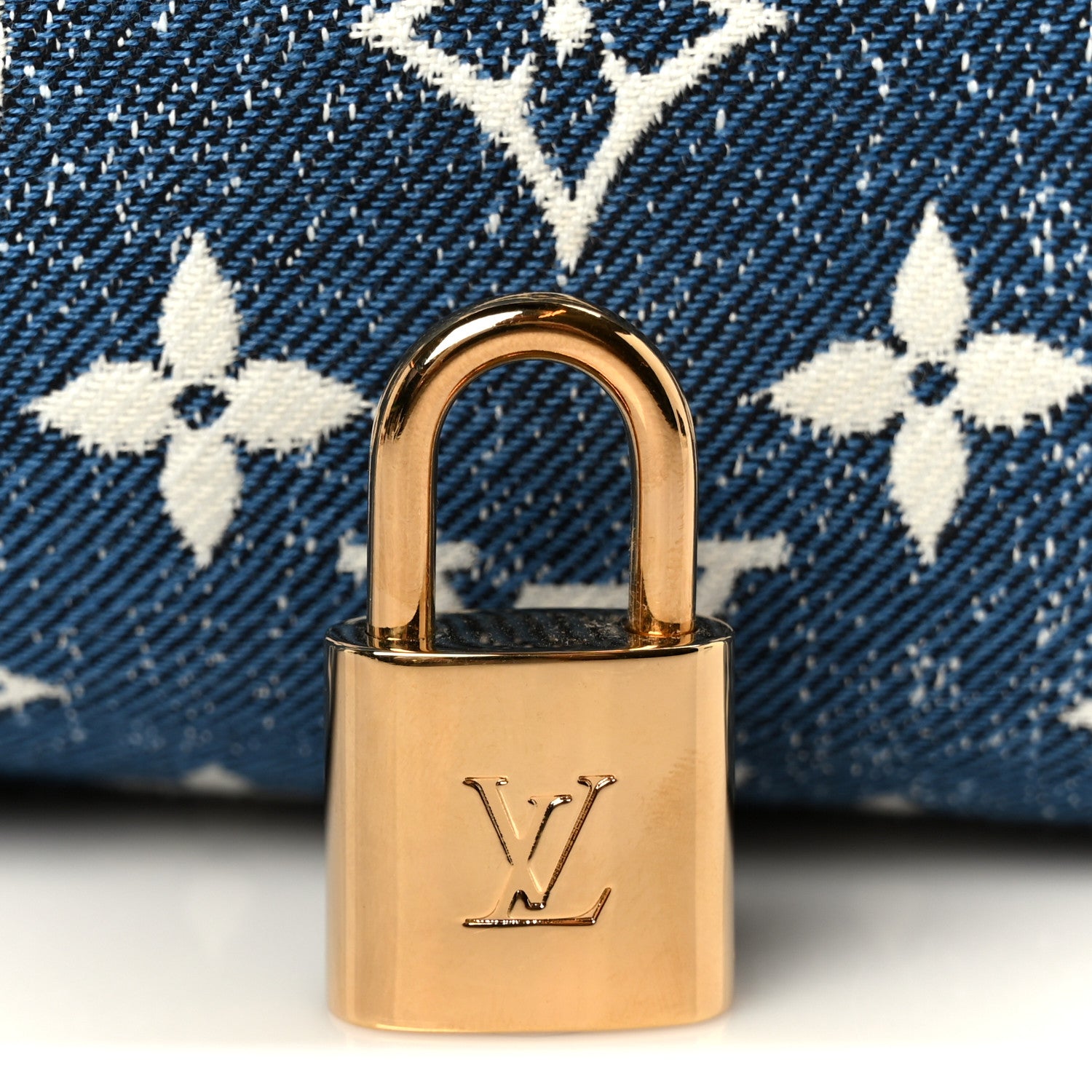 Louis Vuitton Monogram Jacquard Denim Speedy Bandouliere 25 Bleu
