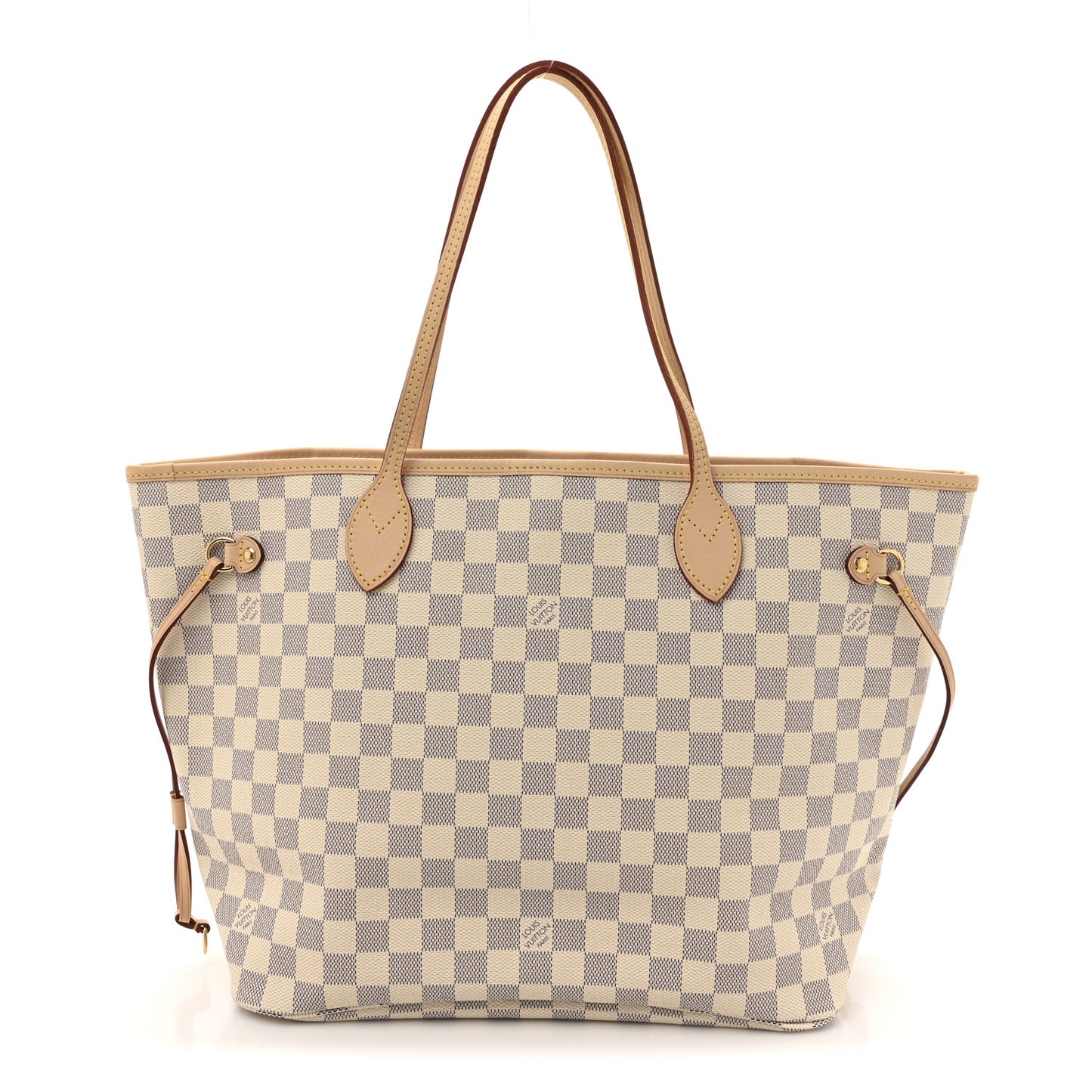 Damier Azur Neo Neverfull MM Rose Ballerine