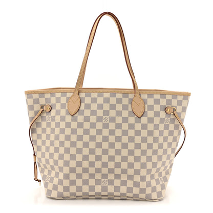 Louis Vuitton Damier Azur Neo Neverfull MM Rose Ballerine 1 of 11