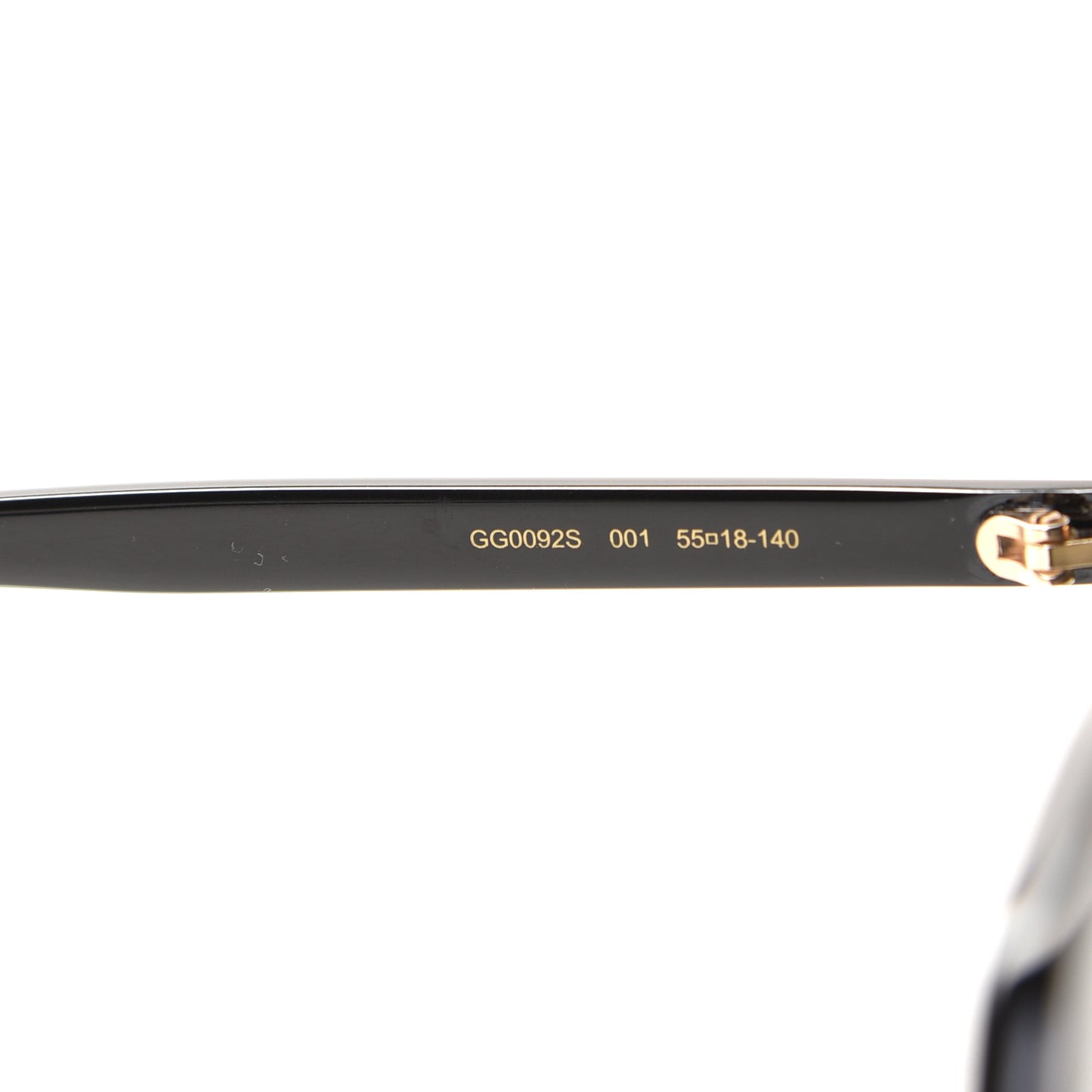 Acetate Square Frame GG0092S Sunglasses Black