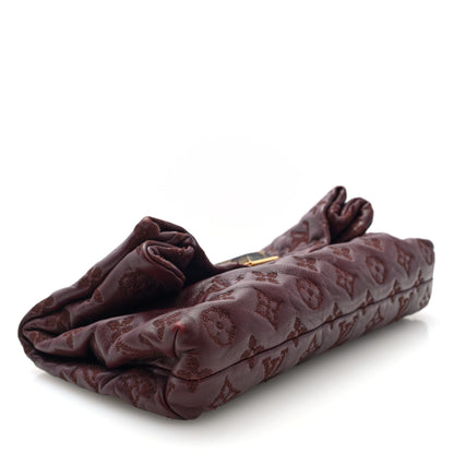 Louis Vuitton Calfskin Monogram Altair Clutch Bordeaux 4 of 6