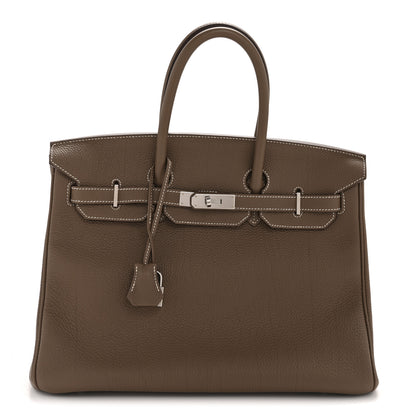 Hermes Togo Birkin 35 Etoupe 1 of 11