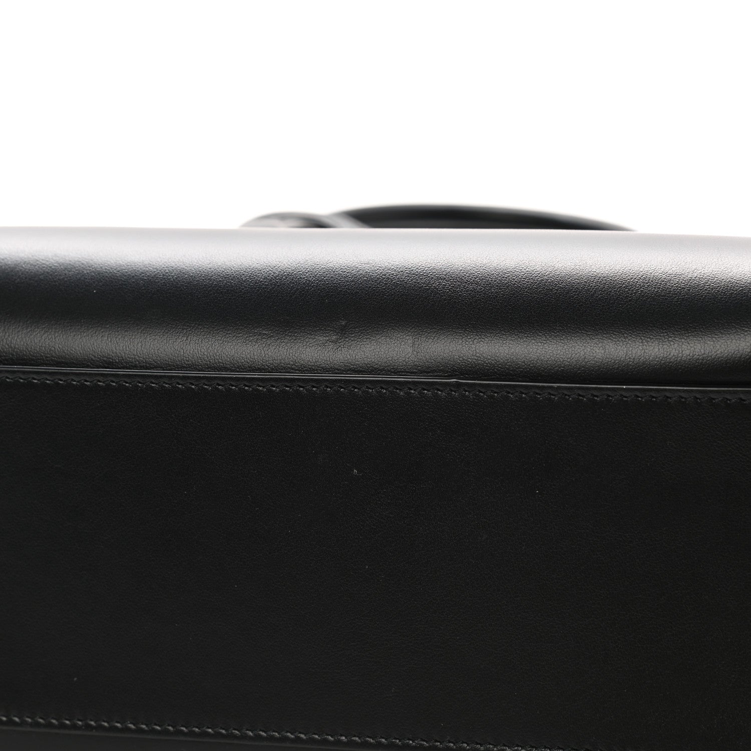 Saint Laurent Calfskin Monogram Baby Cabas Black 10 of 11