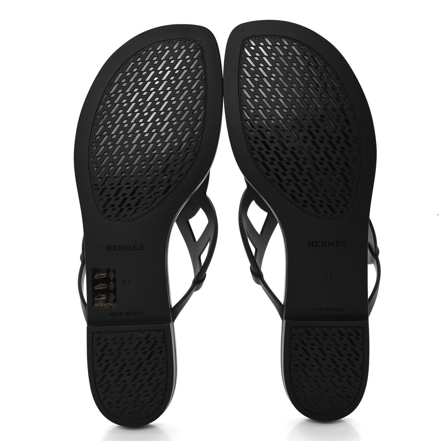 Rubber Womens Egerie Sandals 41 Black