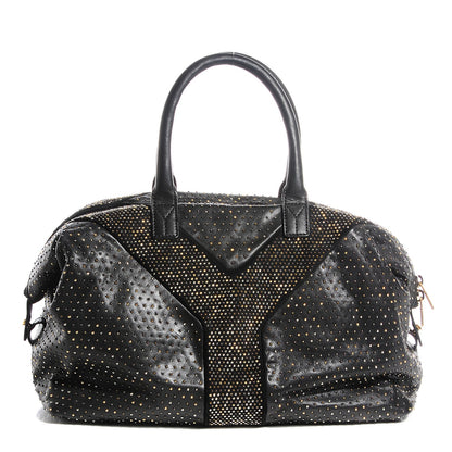 Saint Laurent Calfskin Rock Studded Easy Sac Black 1 of 8
