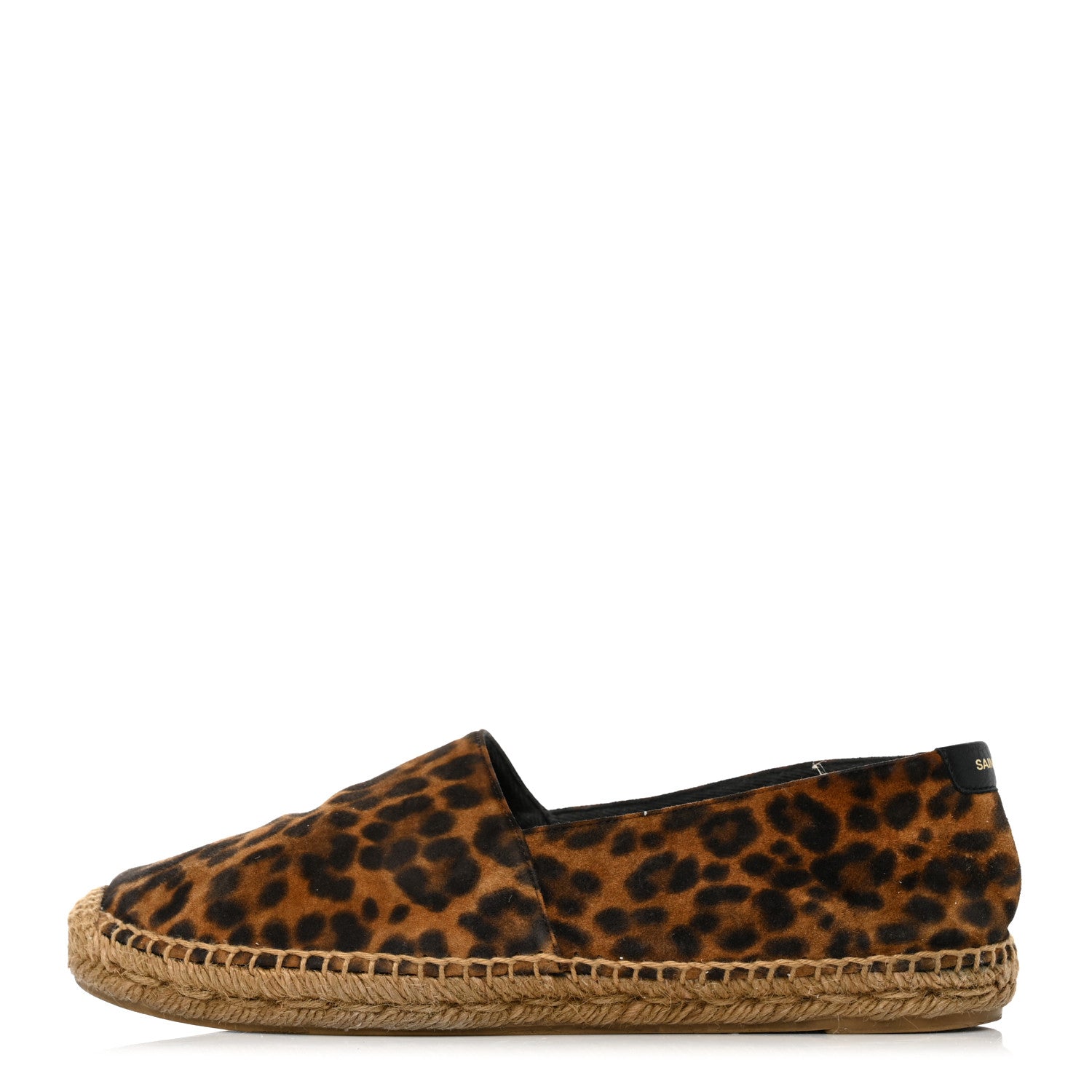 Saint Laurent Suede Leopard Print Espadrilles 39 1 of 12