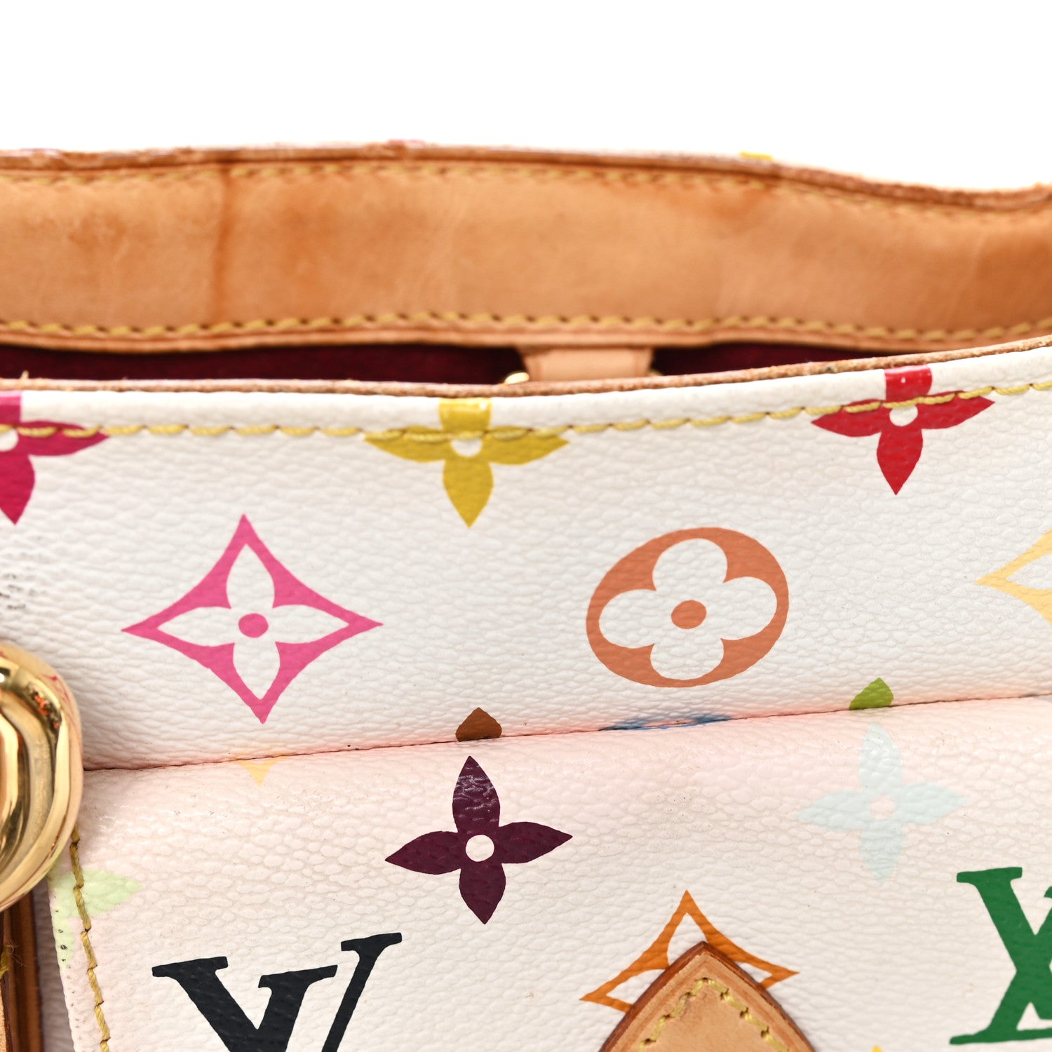 Louis Vuitton Monogram Multicolor Aurelia MM White 10 of 11