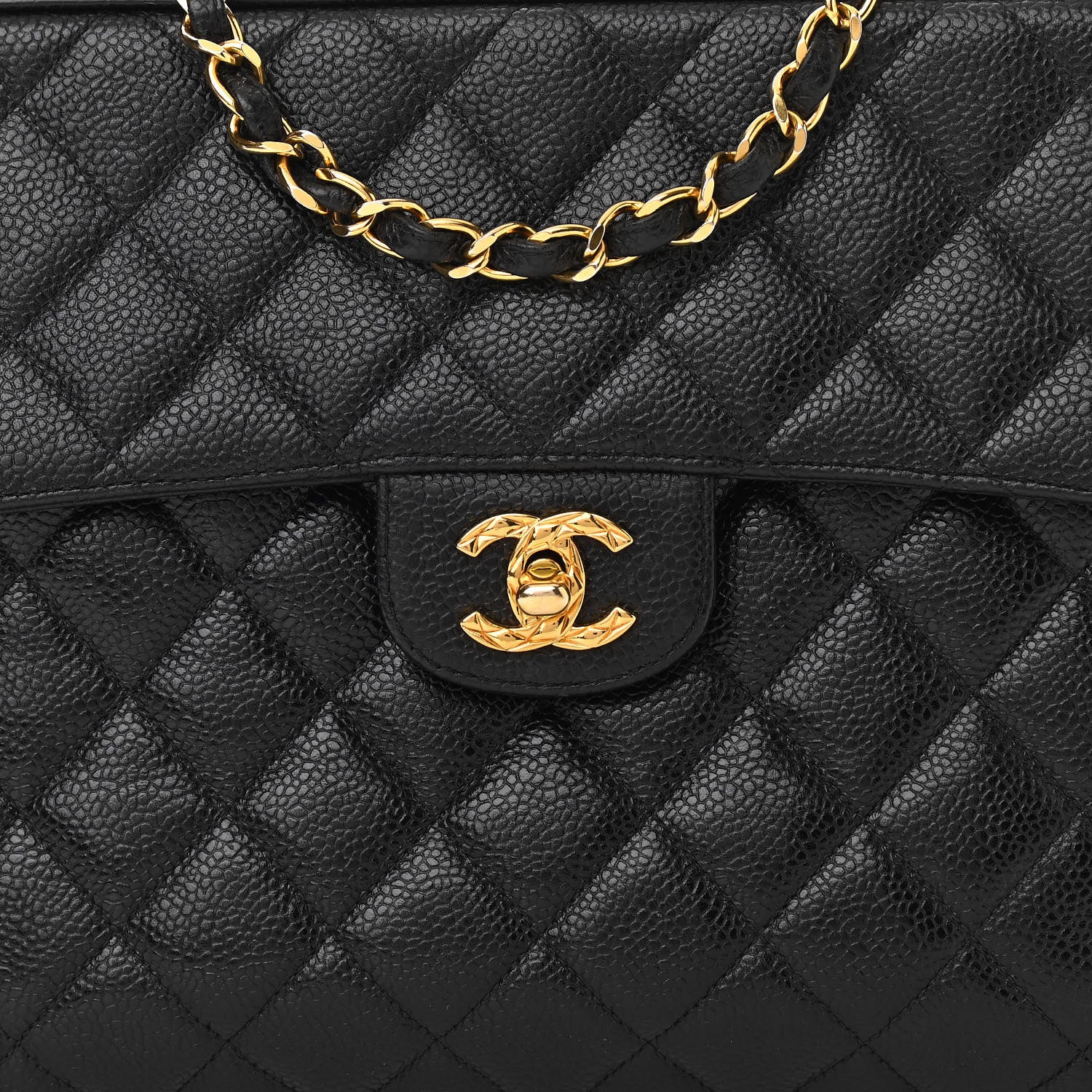 Chanel Caviar Quilted Camera Case Black 9 of 12