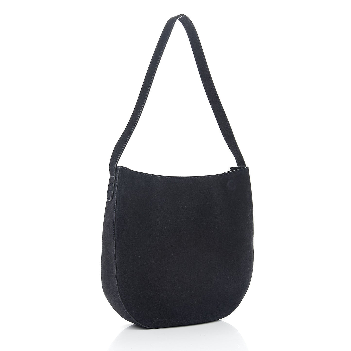 Suede Shoulder Bag Navy