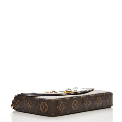 Louis Vuitton Monogram Lovely Birds Pochette Felicie Chain Wallet 4 of 9