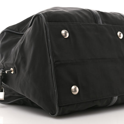 Prada Tessuto Nylon Saffiano Duffle Black 7 of 10
