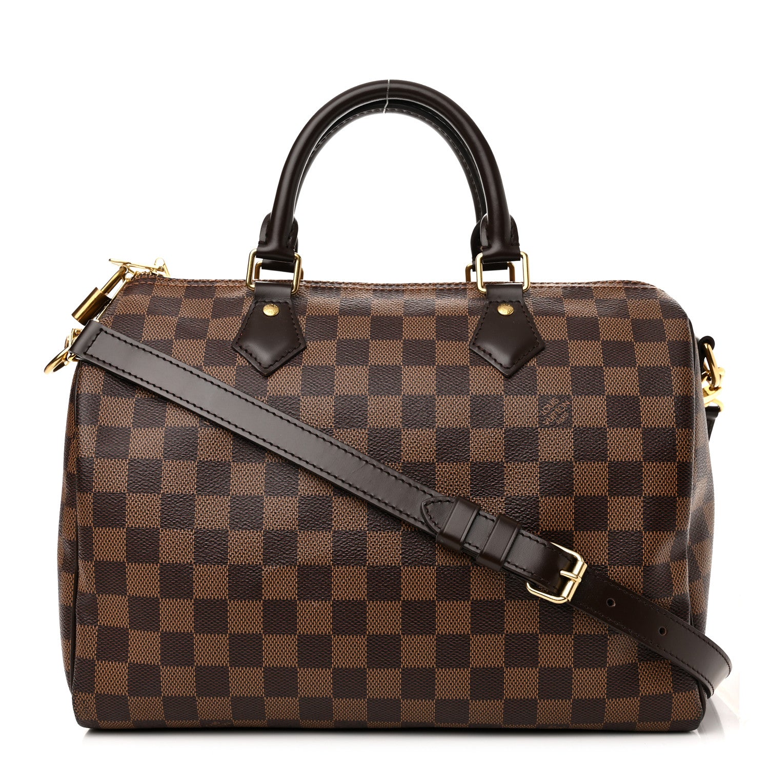 Louis Vuitton Damier Ebene Speedy Bandouliere 30 1 of 11