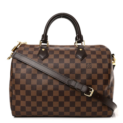 Louis Vuitton Damier Ebene Speedy Bandouliere 30 1 of 11