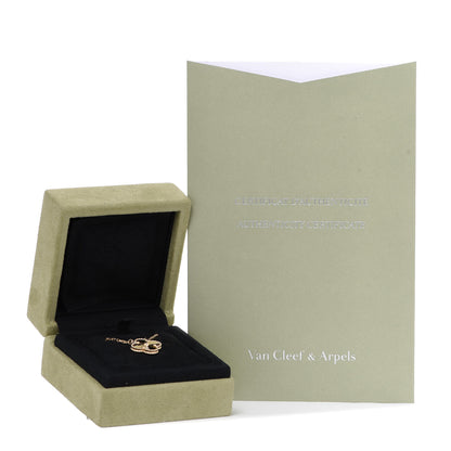 Van Cleef & Arpels 18K Yellow Gold Guilloche Vintage Alhambra Pendant Necklace 6 of 6