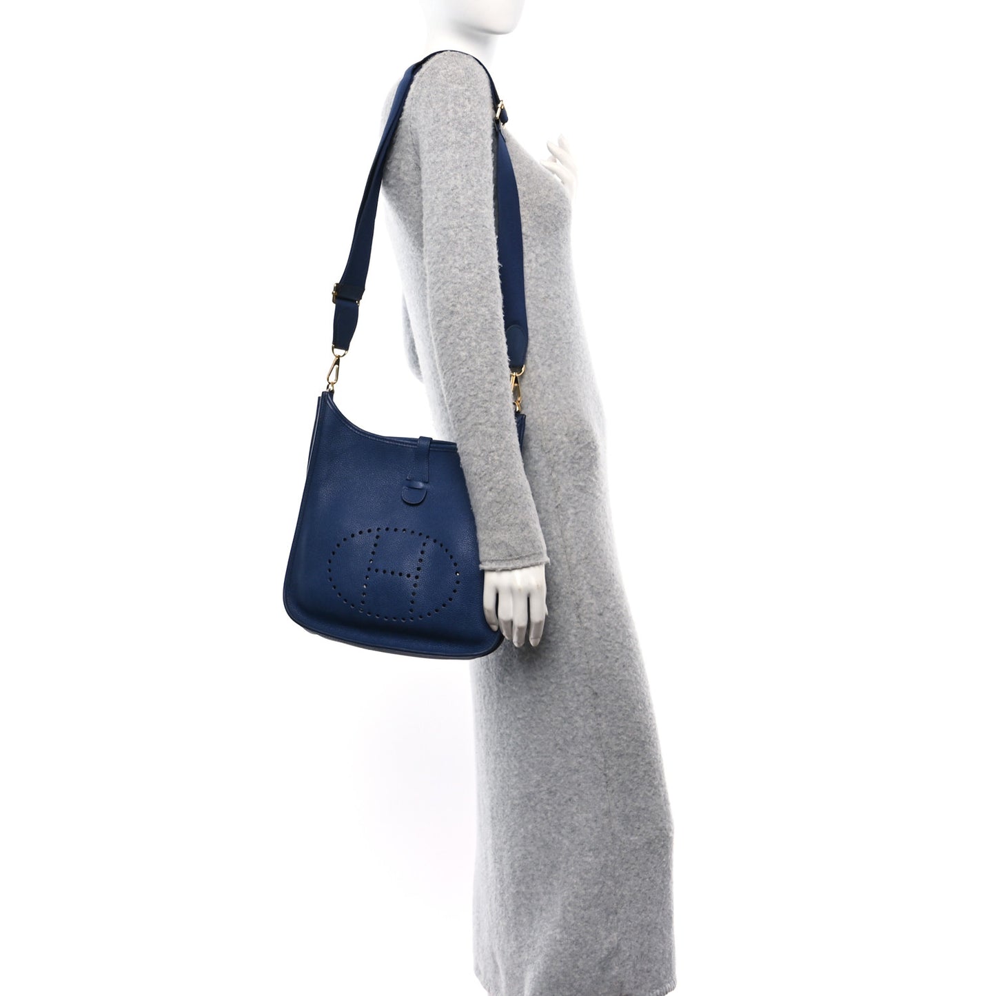 Taurillon Clemence EVELYNE III PM Bleu Encre