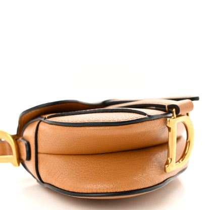 Christian Dior Goatskin Micro Saddle Bag Camello 9 of 10