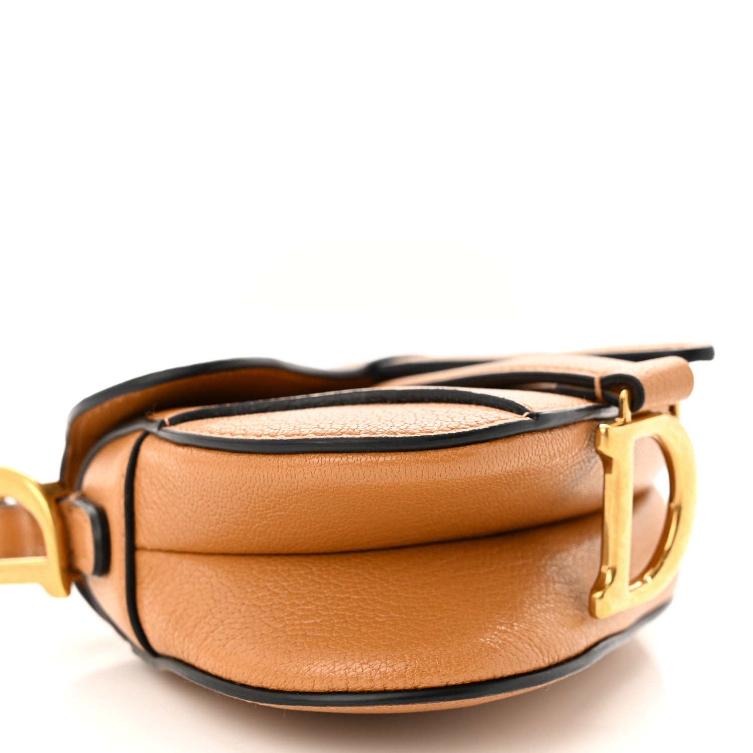 Christian Dior Goatskin Micro Saddle Bag Camello 9 of 10