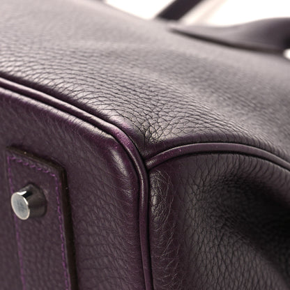 Hermes Togo JPG Shoulder Birkin II 42 Cassis 12 of 13