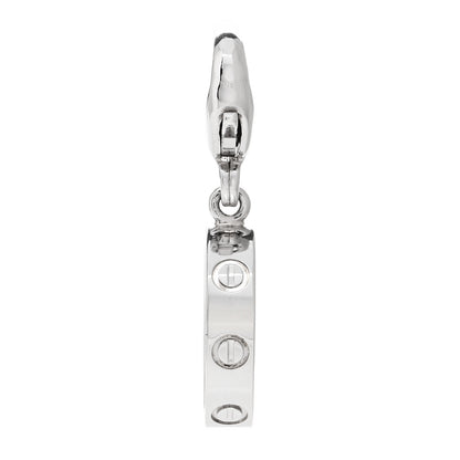 Cartier 18K White Gold LOVE Ring Charm 1 of 5