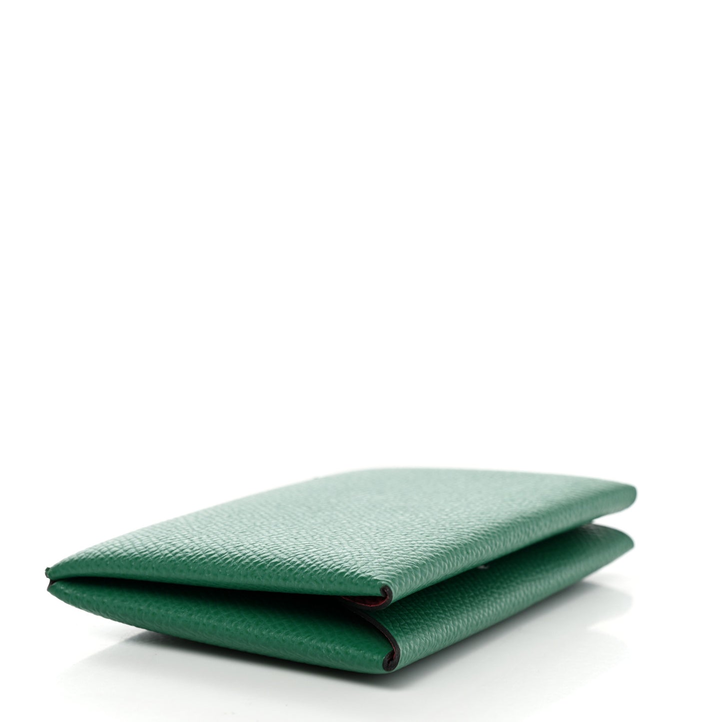 Epsom Horseshoe Calvi Card Case Vert Vertigo Rose Azalee
