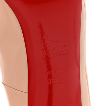 Christian Louboutin Patent New Very Prive 120 Pumps 38.5 Ballerina 6 of 9
